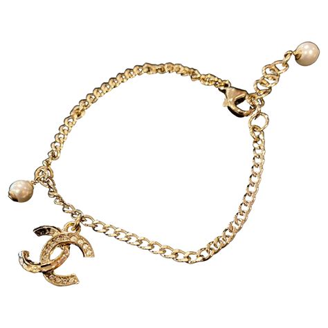 chanel logo charm bracelet|chanel bracelets for sale.